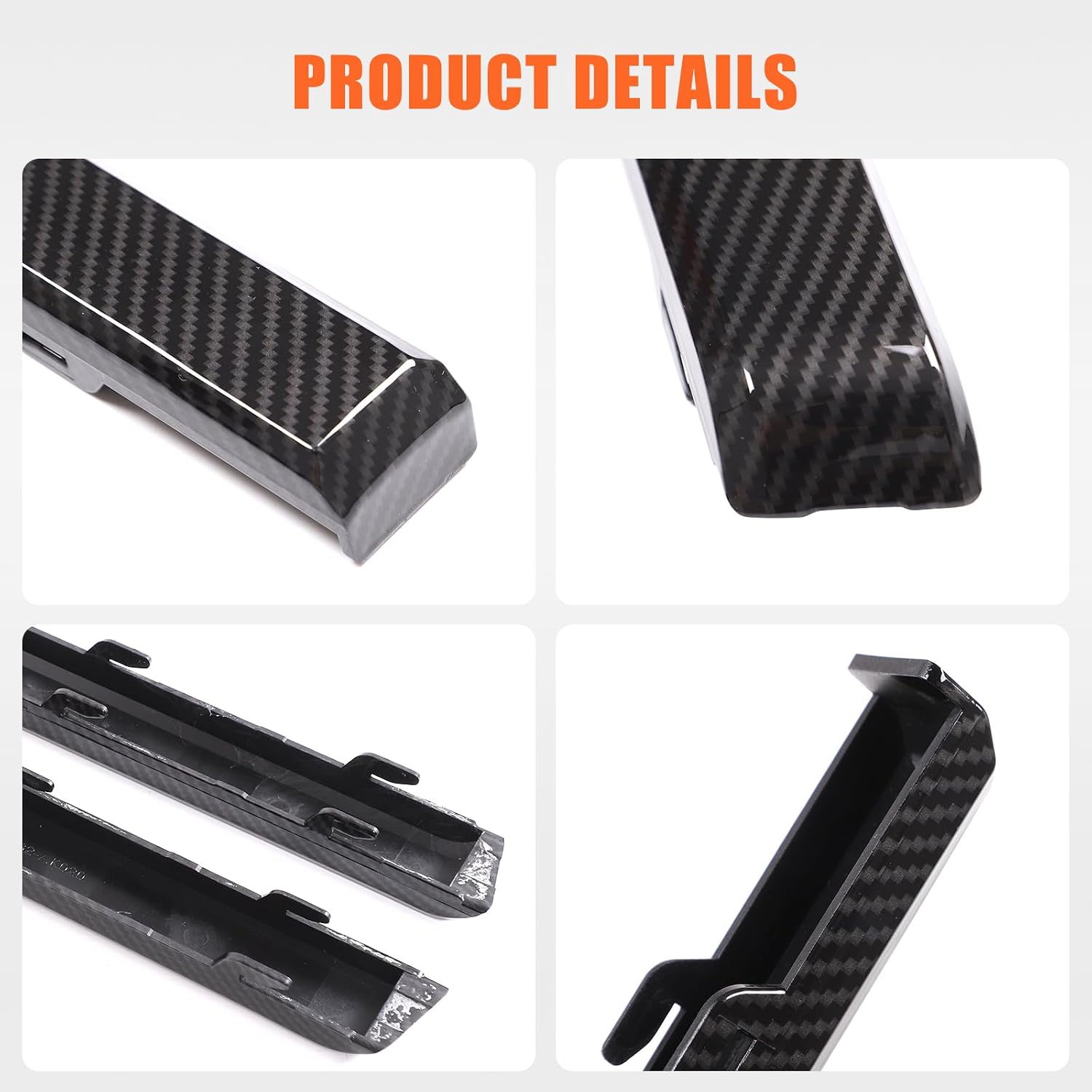 TOYCIDFG Door Inner Panel Decorative Replacement Compatible with Toyota Tacoma 2024 2025 2026, Car Inteior Decoration Accessories (Carbon Fiber Pattern)