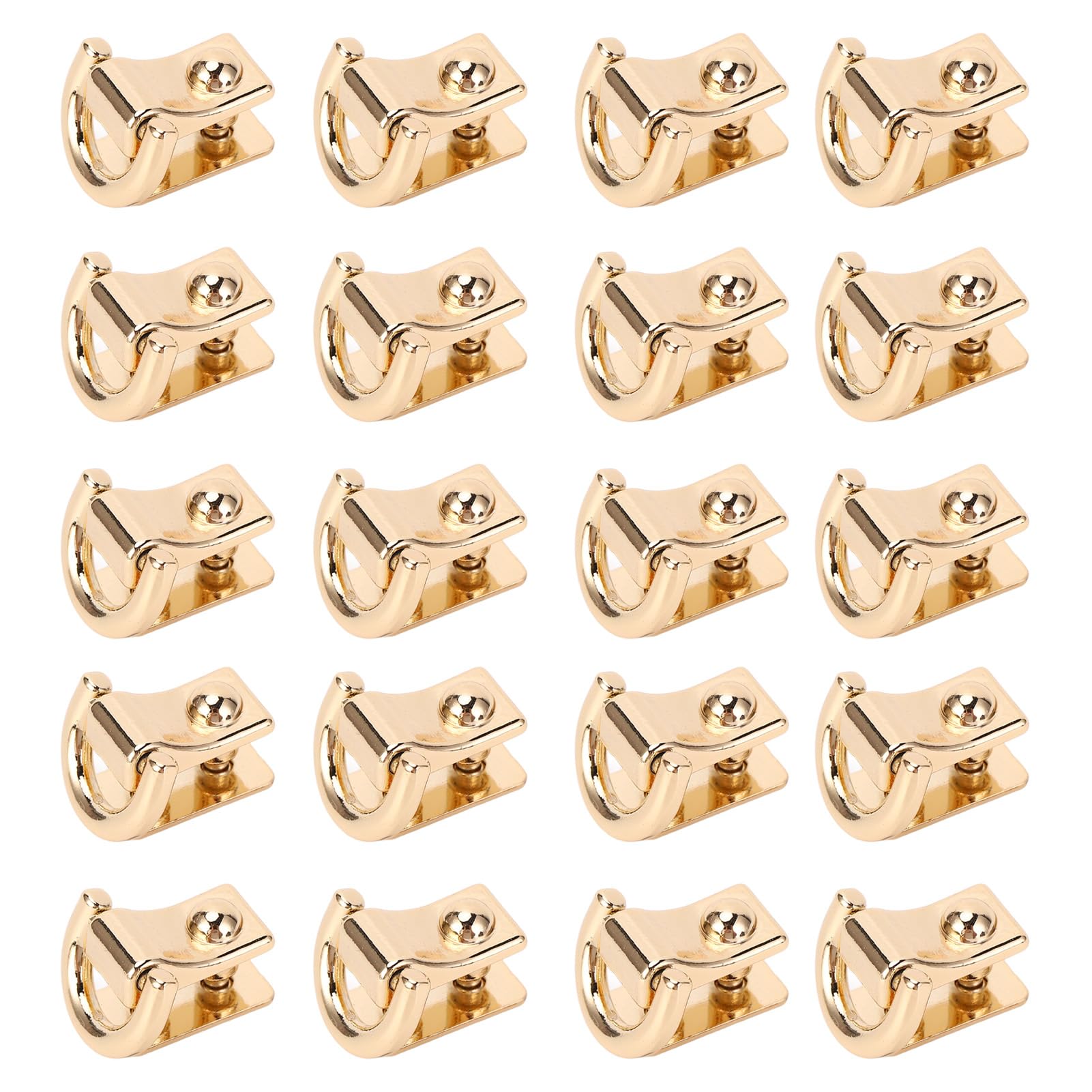 GORGECRAFT 24 Sets D Ring Stud Schroef Ball Post 360