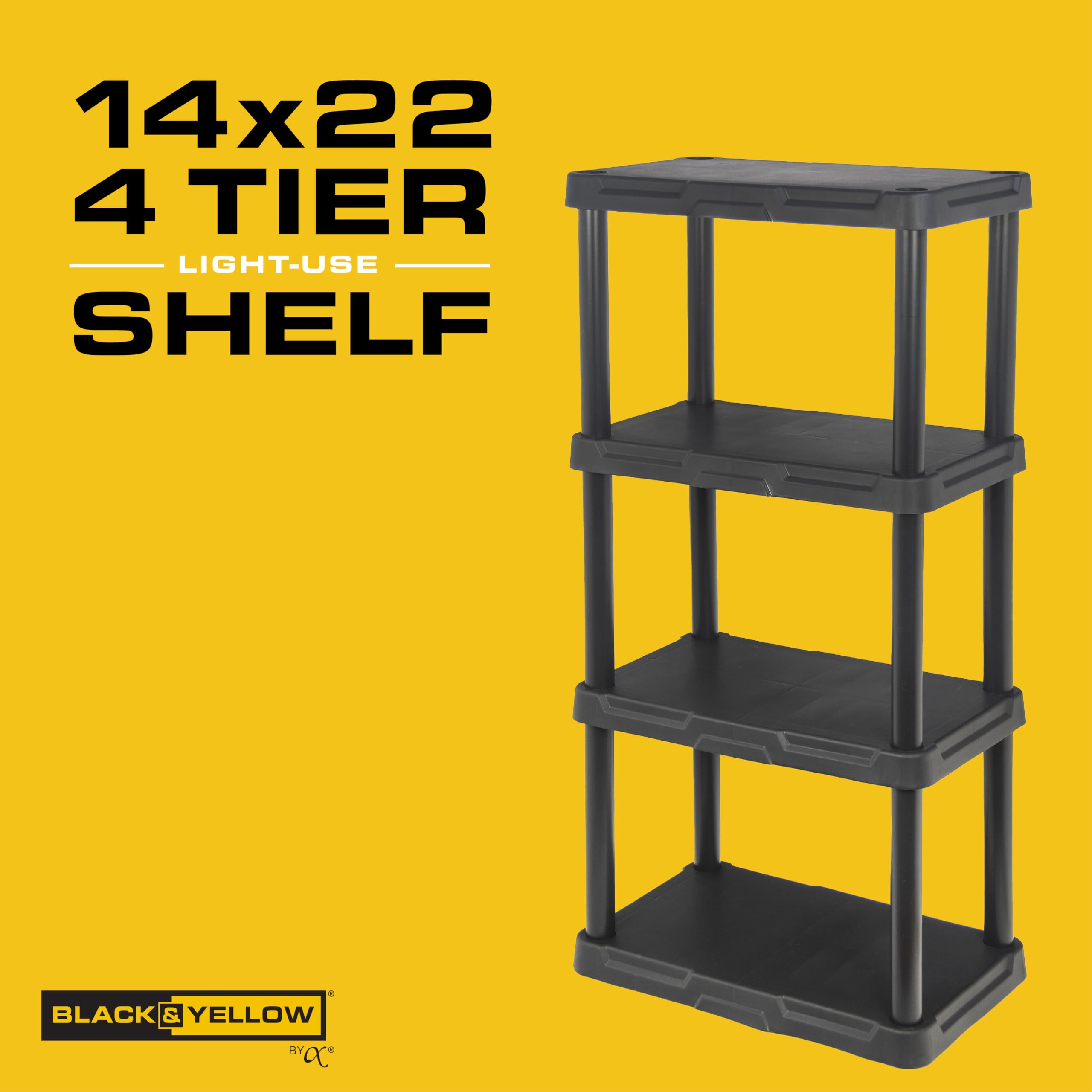 Amazon.com: CENTREX CX 4-Tier (48”H x 22”W x 14.25”D) Plastic