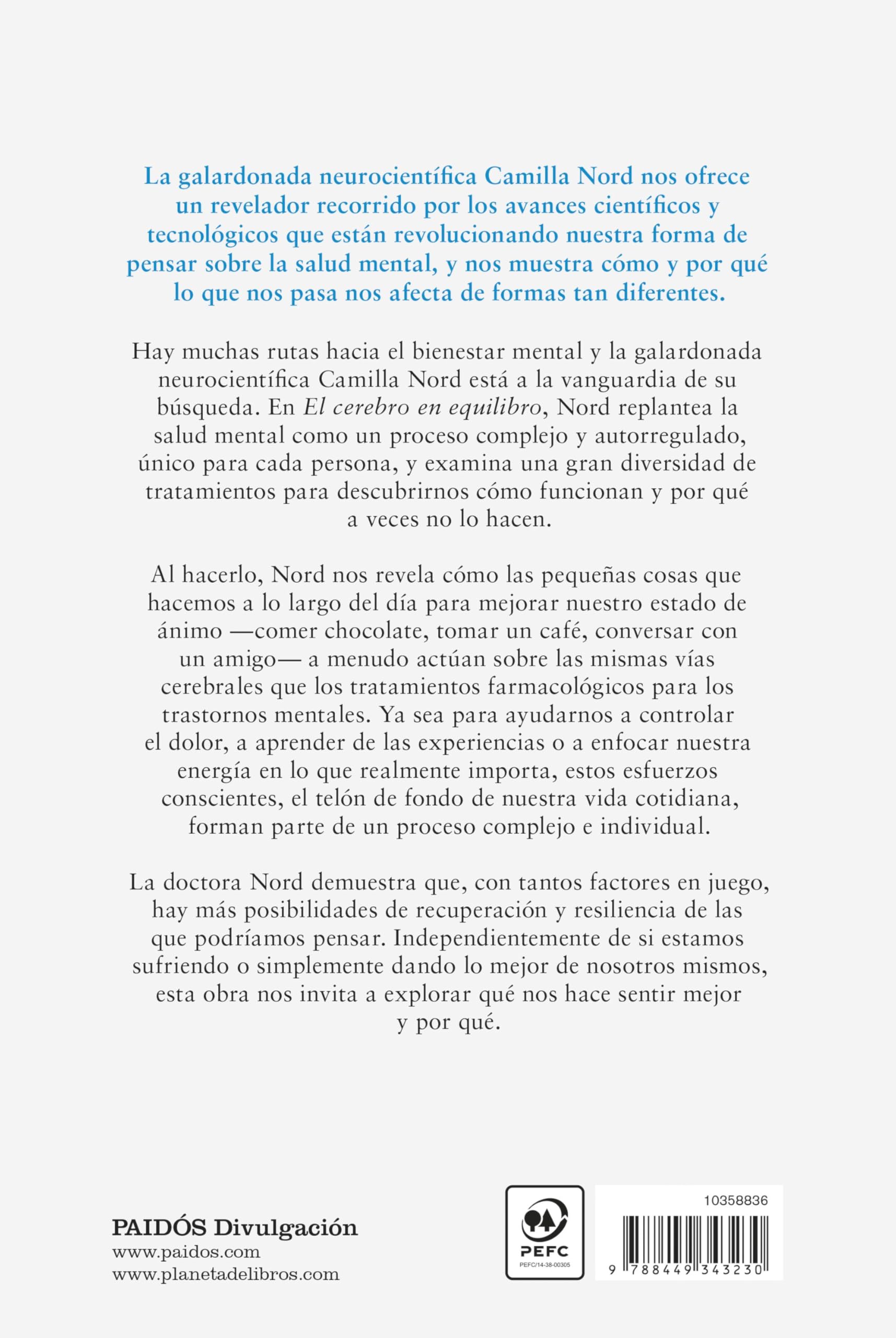 El cerebro en equilibrio: La ciencia de la salud mental (Divulgación)