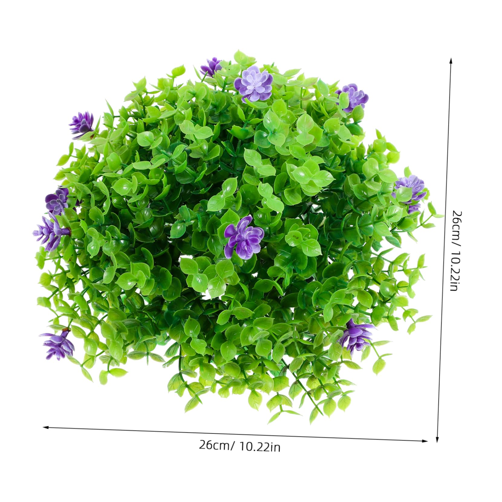 GOOHOCHY Simulation Eucalyptus Ball Faux Plant Sphere for Indoor and Outdoor Decor Elegant Topiary Ball for Any Setting No Watering Pruning Needed