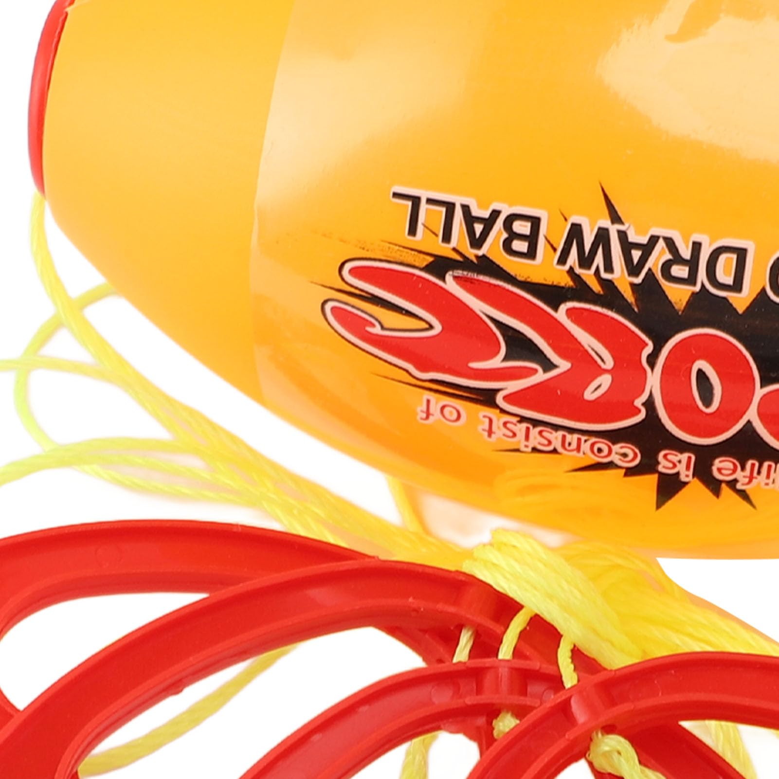 Balle de Navette à Tirer Géante – Corde Fleible + Poignée Ergonomique, Jeu Sportif Intérieur/Etérieur pour Enfants & Adultes (Style Plat)