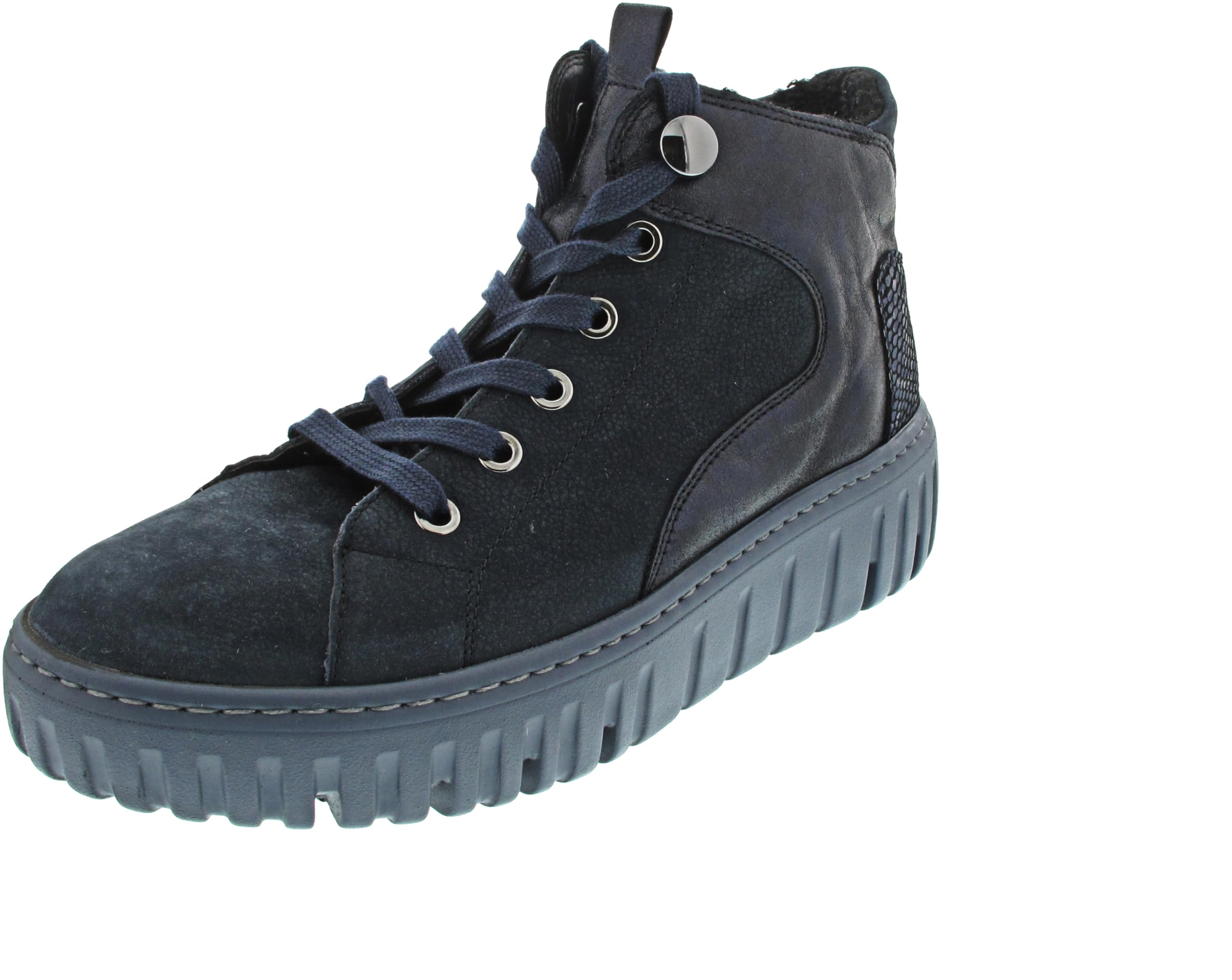 Waldläufer H-Livia Schnürstiefel Blau