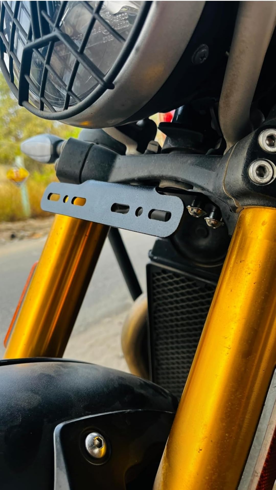 MOXZILLA Triumph Speed 400 Number Plate Relocater Also Suitable for Scrambler 400X Bikes-picture-30