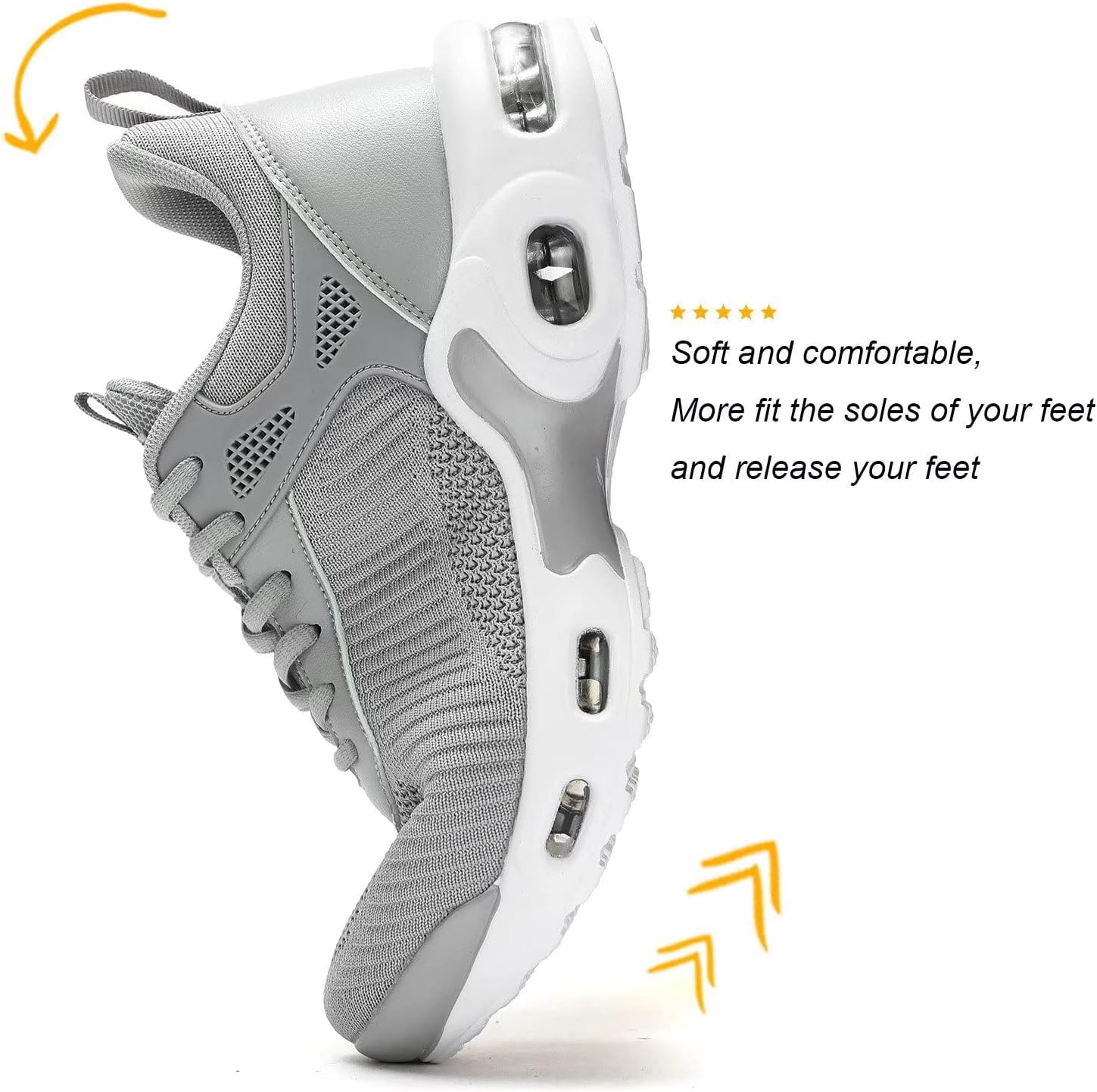 Men's Fashion Sneaker Non Slip Air Running Shoes for Men Athletics Sport Trainer Tennis Basketball Shoes - Image 4