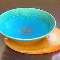 Amazon.co.jp: 山本幸一・作 山幸窯 コバルトブルーの中深皿