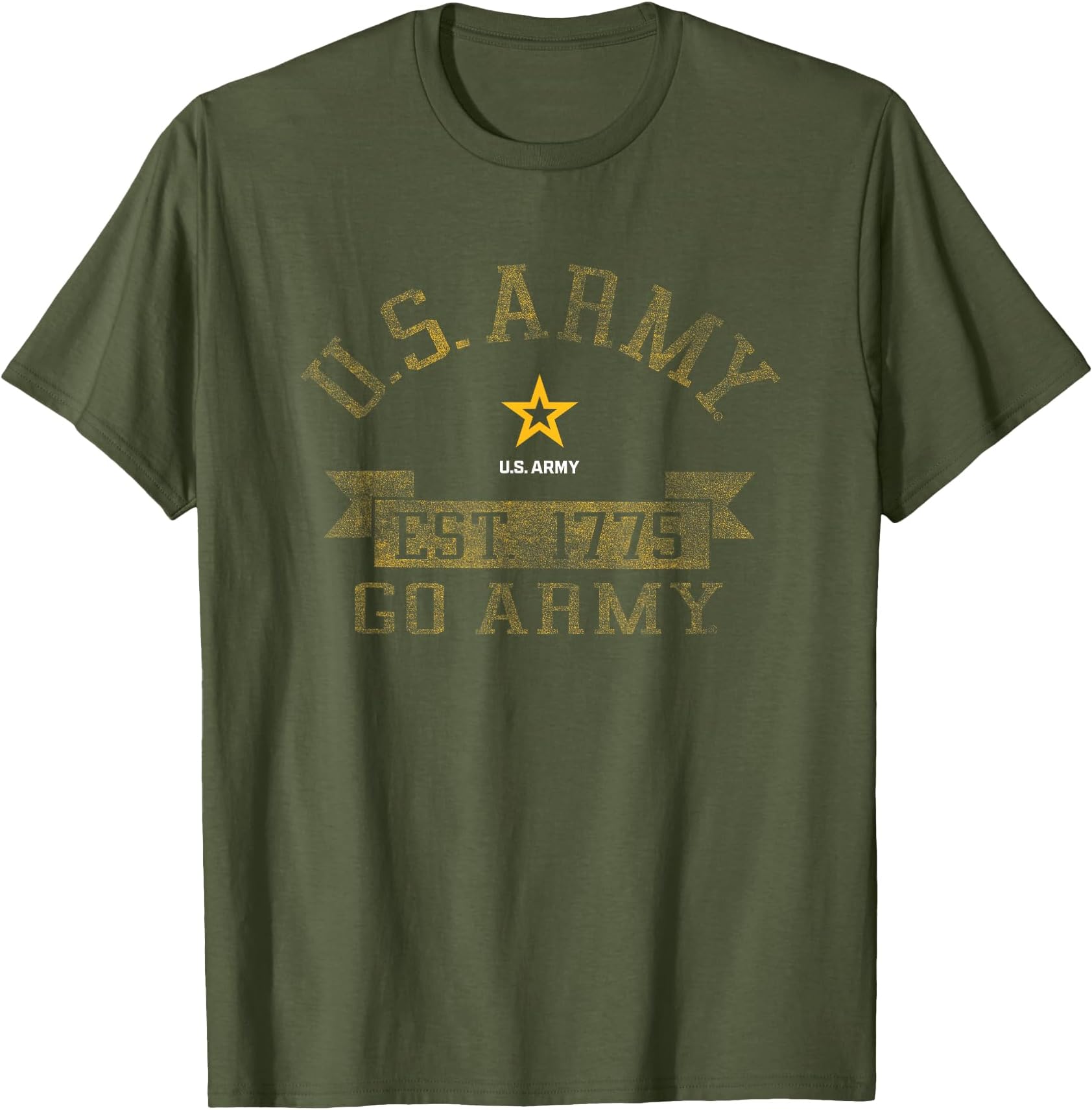 Military Army United States Vintage Go Green T-Shirt