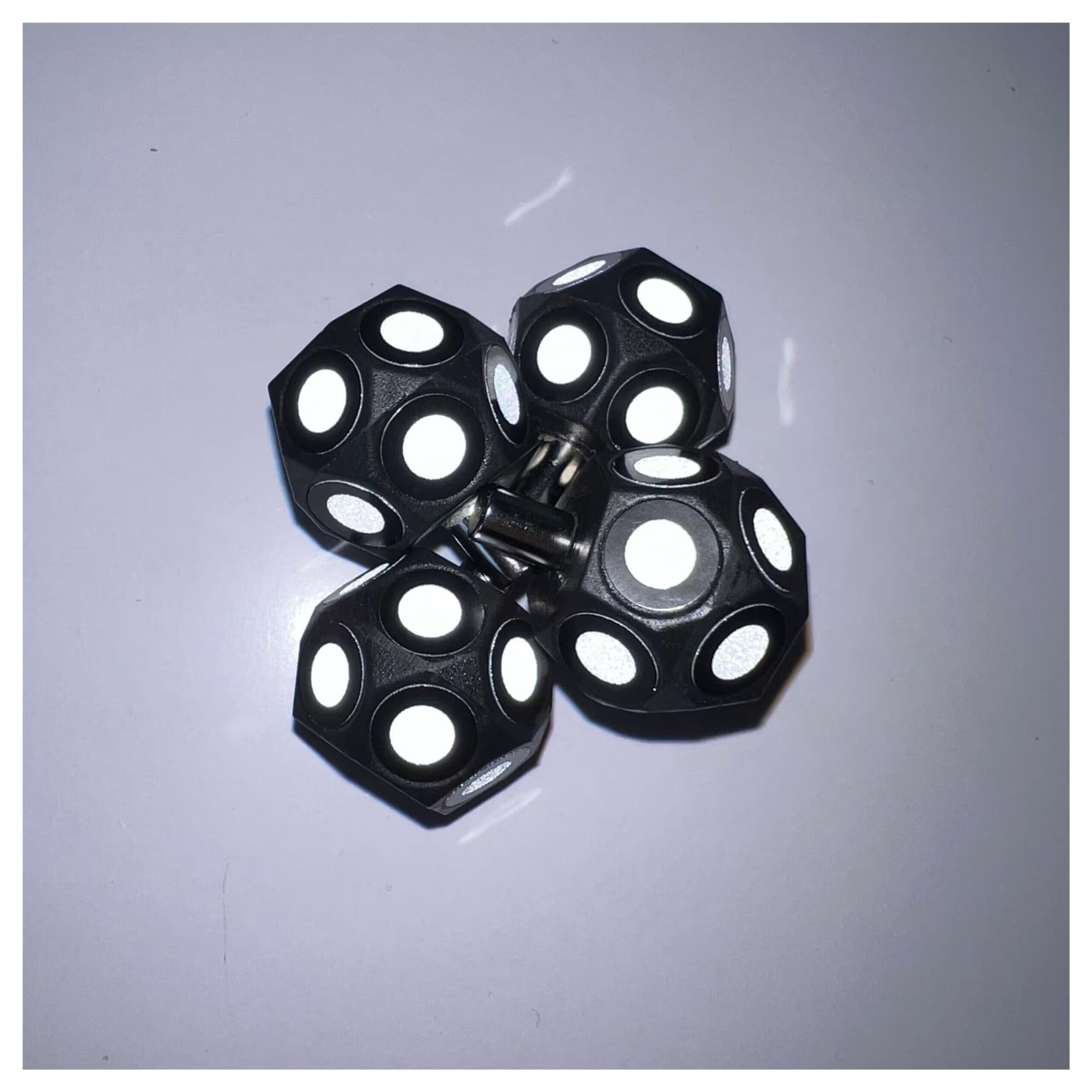 Escáner poliédrico de 6 mm con marcador reflectante magnético y bola de seguimiento for escaneo 3D Puntos de seguimiento precisos(10pcs)