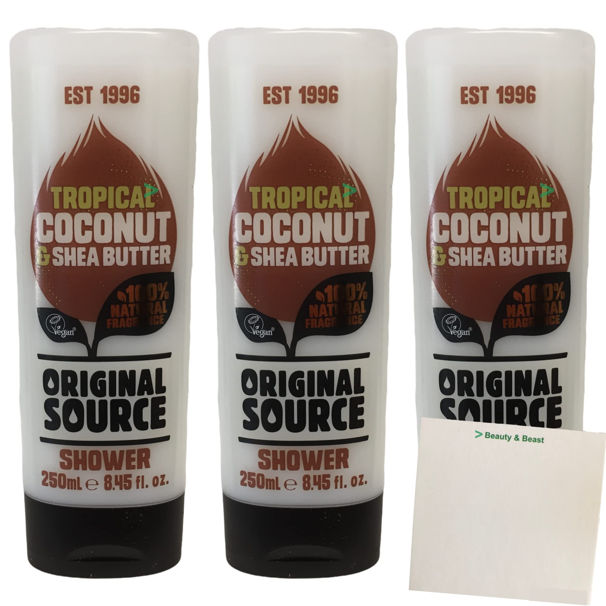 Original Source Duschgel Tropical Coconut & Shea Butter 3er Pack