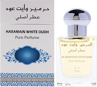 White Oudh by Al Haramain for Unisex Adult - 0.5 oz Parfum Oil Rollerball