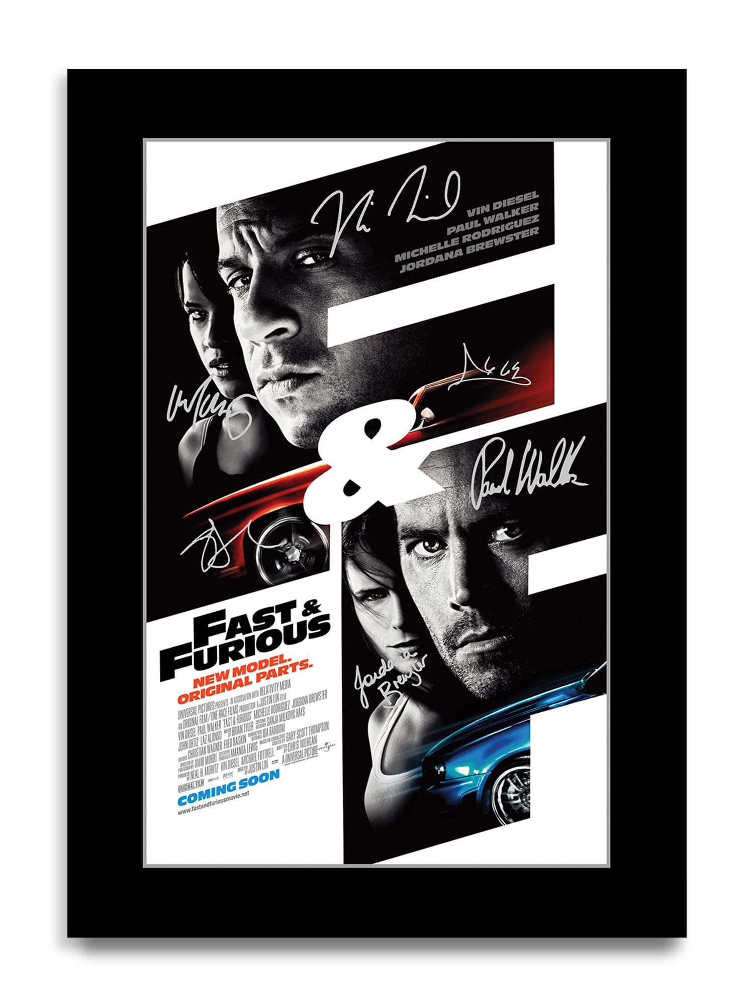 HWC Trading Fast & Furious Gifts Printed Poster Signed Autograph Picture for Movie Memorabilia Fans (ID-003099) - A4 Print Only