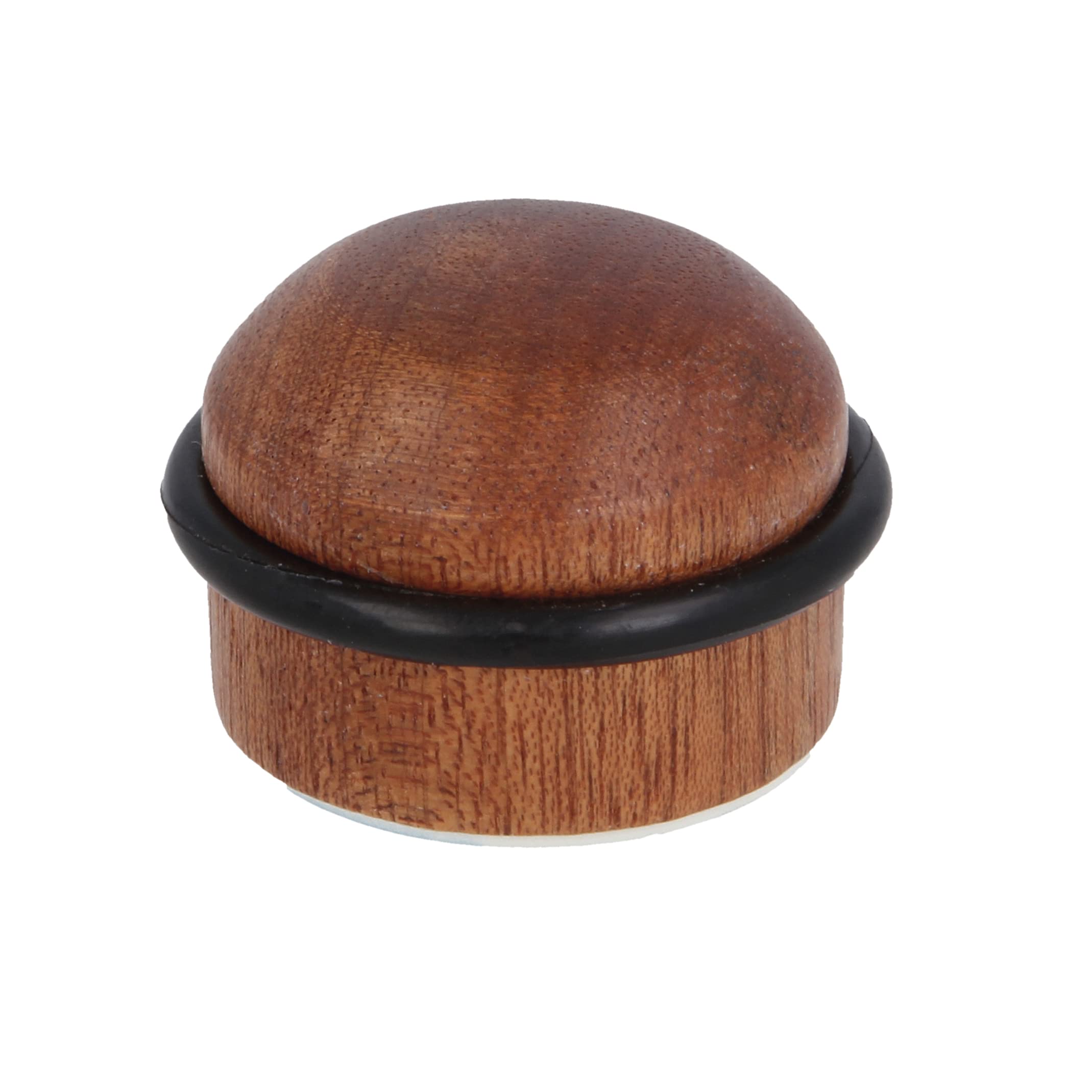 Gedotec Wooden Door Stopper with Damping Rubber - Sapelli | Herbert | 1 piece Premium Door Stopper Made of Solid Wood for Gluing + screwing | for Room Doors