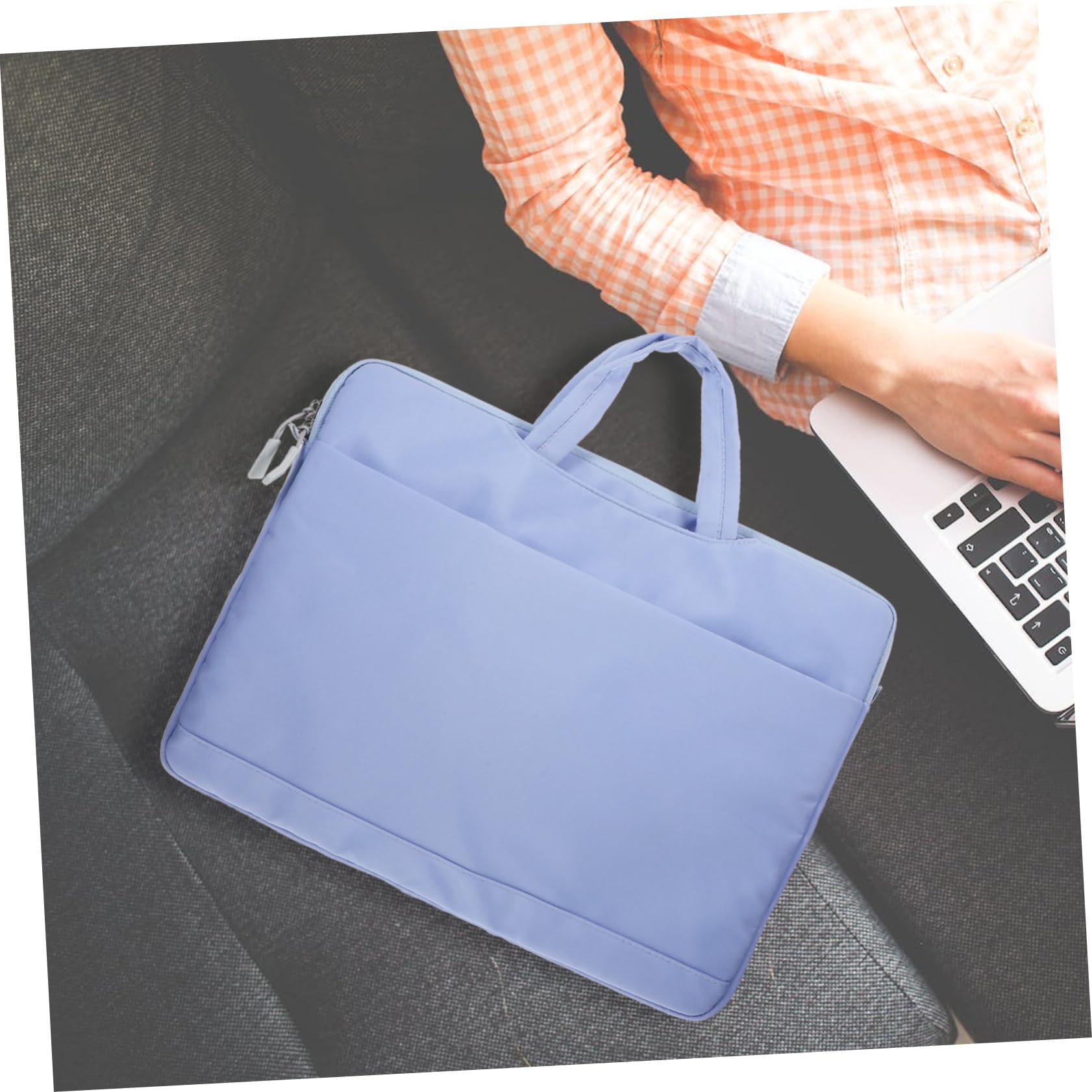Custodia per Laptop Borsa in Oxford Protezione Robusta Ampia Contenitore per Accessori Facile da Trasportare
