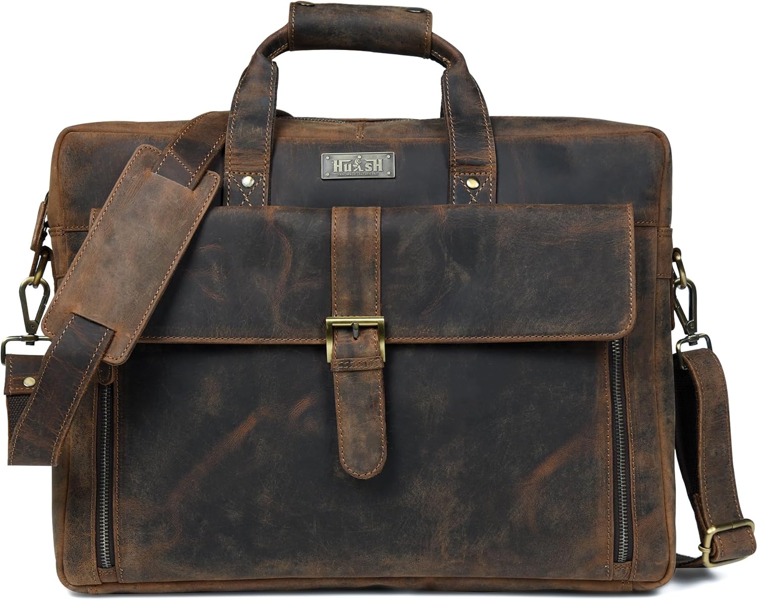 Genuine Leather briefcases for men 17 inches computer bag for mens | Laptop bag, Work bag, Business and Office Bag