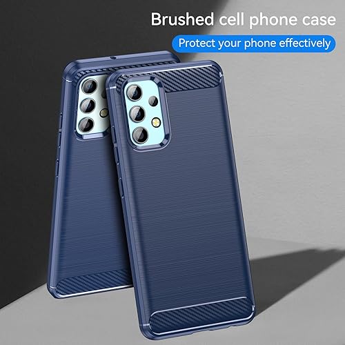 Miniatura 7 de EUAGVQY Para Samsung A32 5G Galaxy A32 5G Caso Fibra de Carbono TPU Suave Antideslizante Durable Ligero Funda protectora para Samsung Galaxy A32 5G
