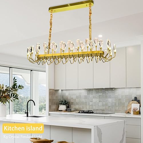 Miniatura 28 de Candelabro moderno de rama de árbol, 47.24 pulgadas, ramas de árbol de dinero, lámparas de cristal dorado, accesorios de iluminación colgantes