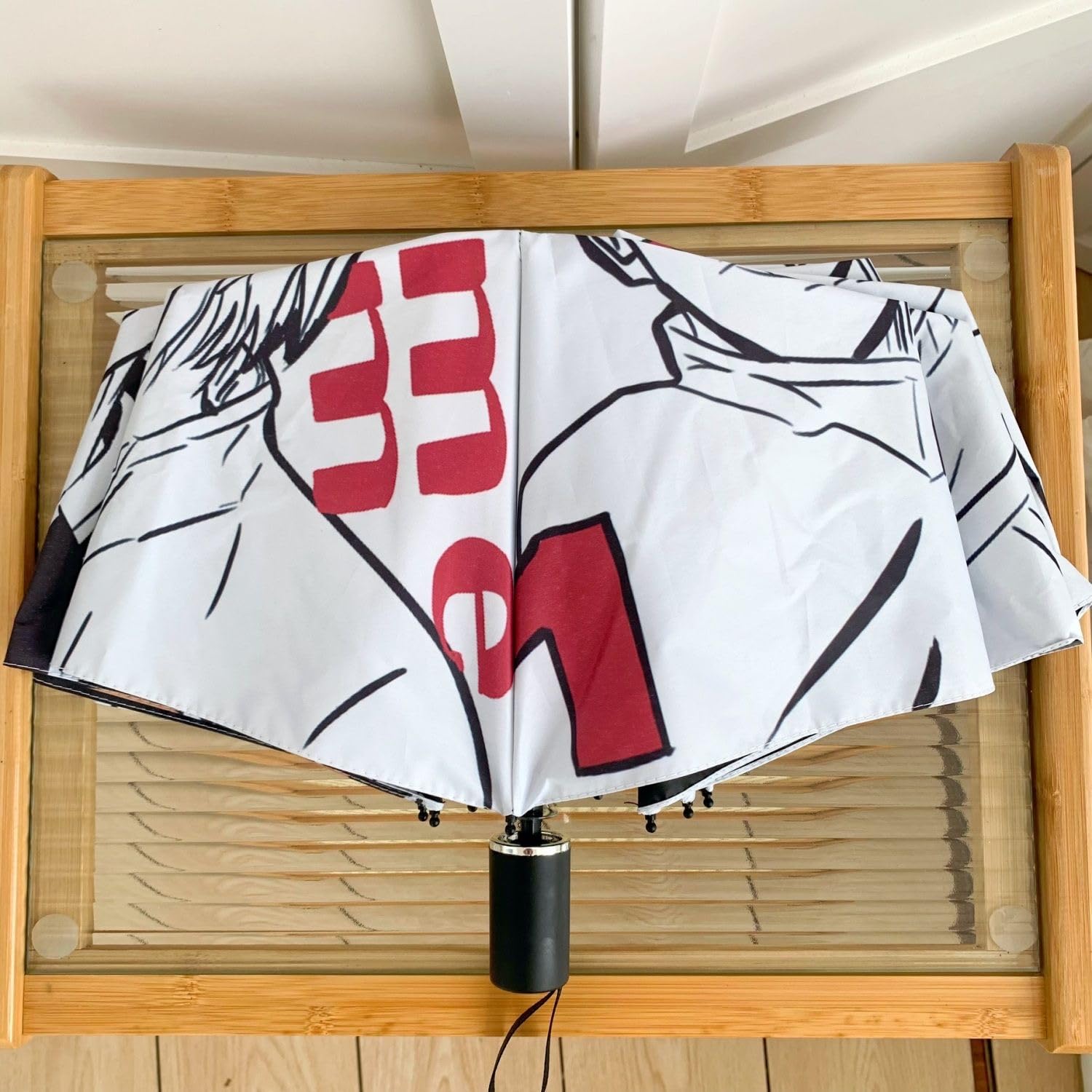 Amazon.co.jp: ハイキュー 傘 折りたたみ傘 8本骨 自動 手動 日向翔陽