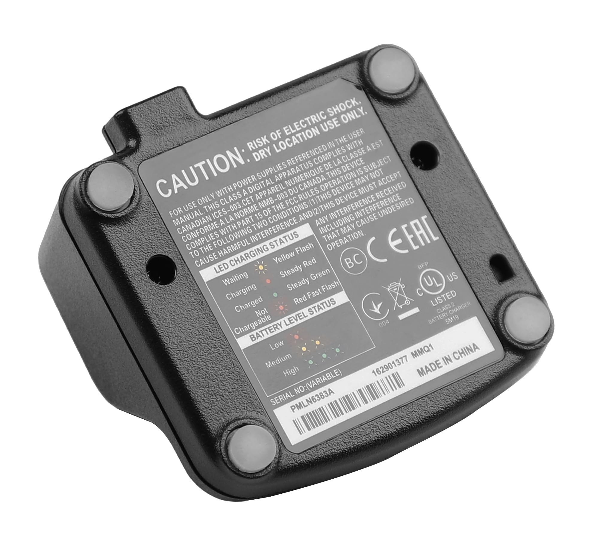 Base per caricabatterie compatibile con Motorola Radio XT420 XT460 RMV2080 RMU2020 RMU2040 RMU2043 RMU2080D RMM2050 RAV50