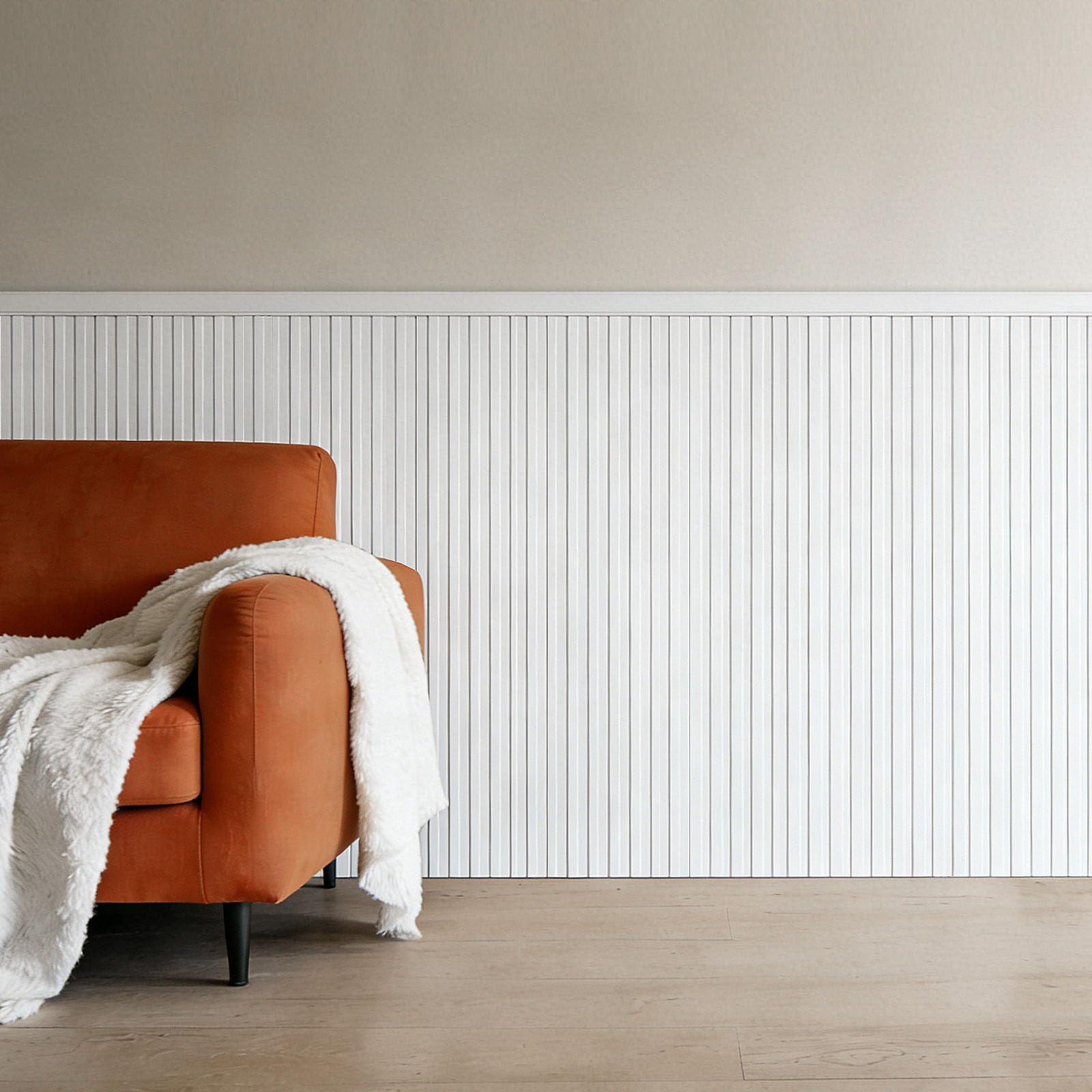 VEVOR Juego de Molduras Decorativas para Pared, 197 x 98 cm, Revestimientos y Frisos de Pared, Poliestireno Impermeable Pintable, Estilo Moderno, para Decoración de Interiores Sala Dormitorio, Blanco