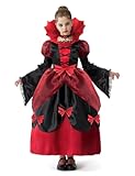 Vampire Costume for Girls&comma; Halloween Costume for Girls&comma; Halloween Victorian Vampiress Dress