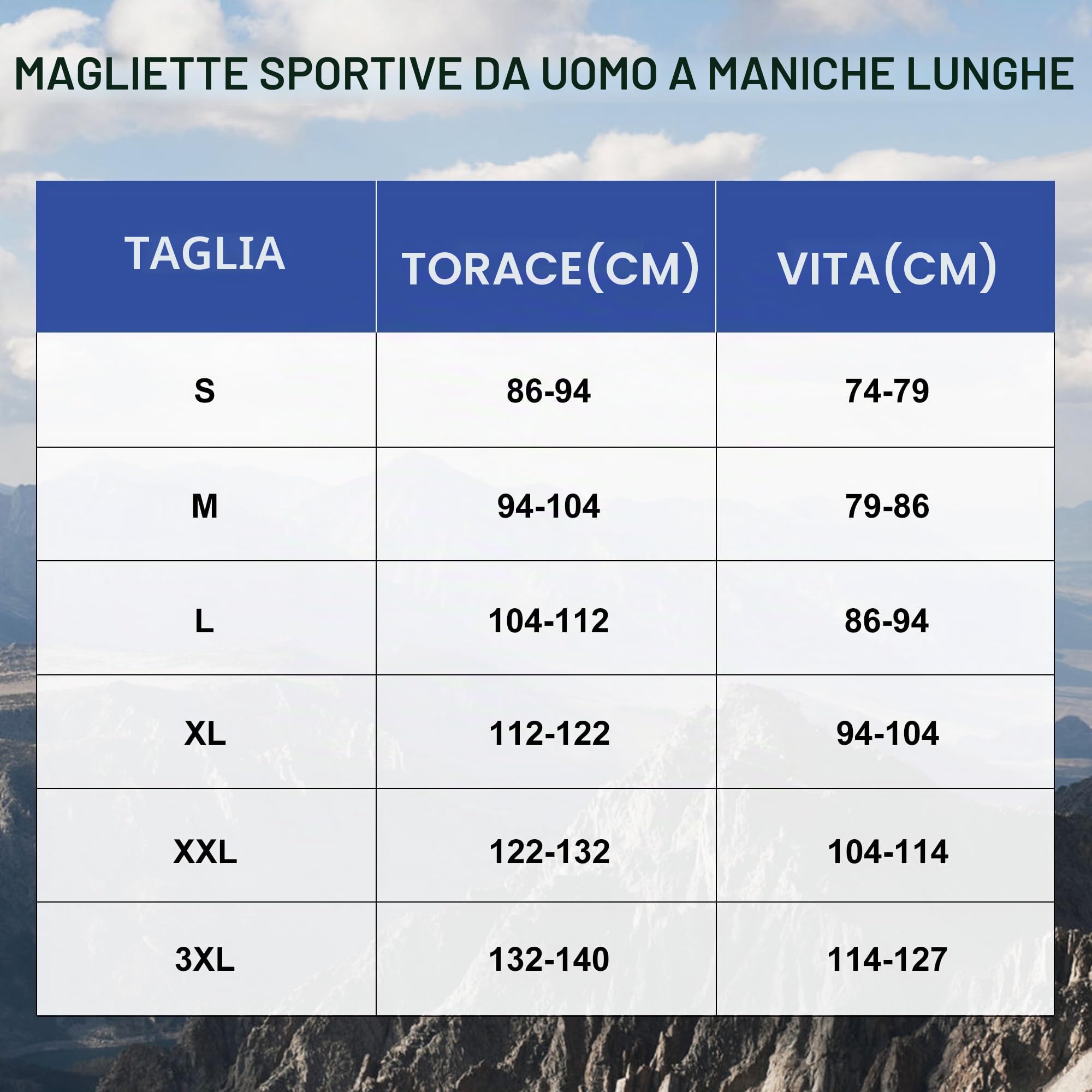YIOOWVY T-Shirt a Maniche Lunghe da Uomo, Confezione da 3/5/7, Asciugatura Rapida, Protezione Solare UV UPF50+, Abbigliamento Sportivo/da Corsa, vestibilità Slim