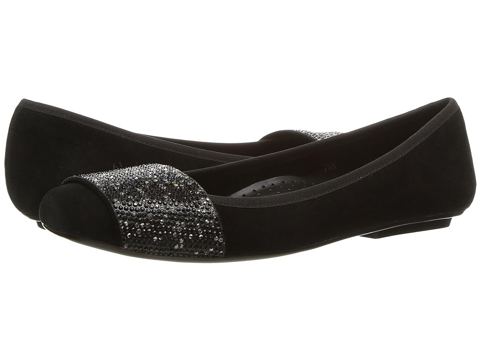 

Vaneli Nabila (Black Suede/Jet Fume Stones) Women's Flat Shoes