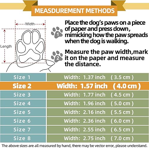 Miniatura 6 de Hcpet Botas para perros grandes, zapatos para perros para pavimento caliente, nieve de invierno, botas protectoras de patas para perros diseñados