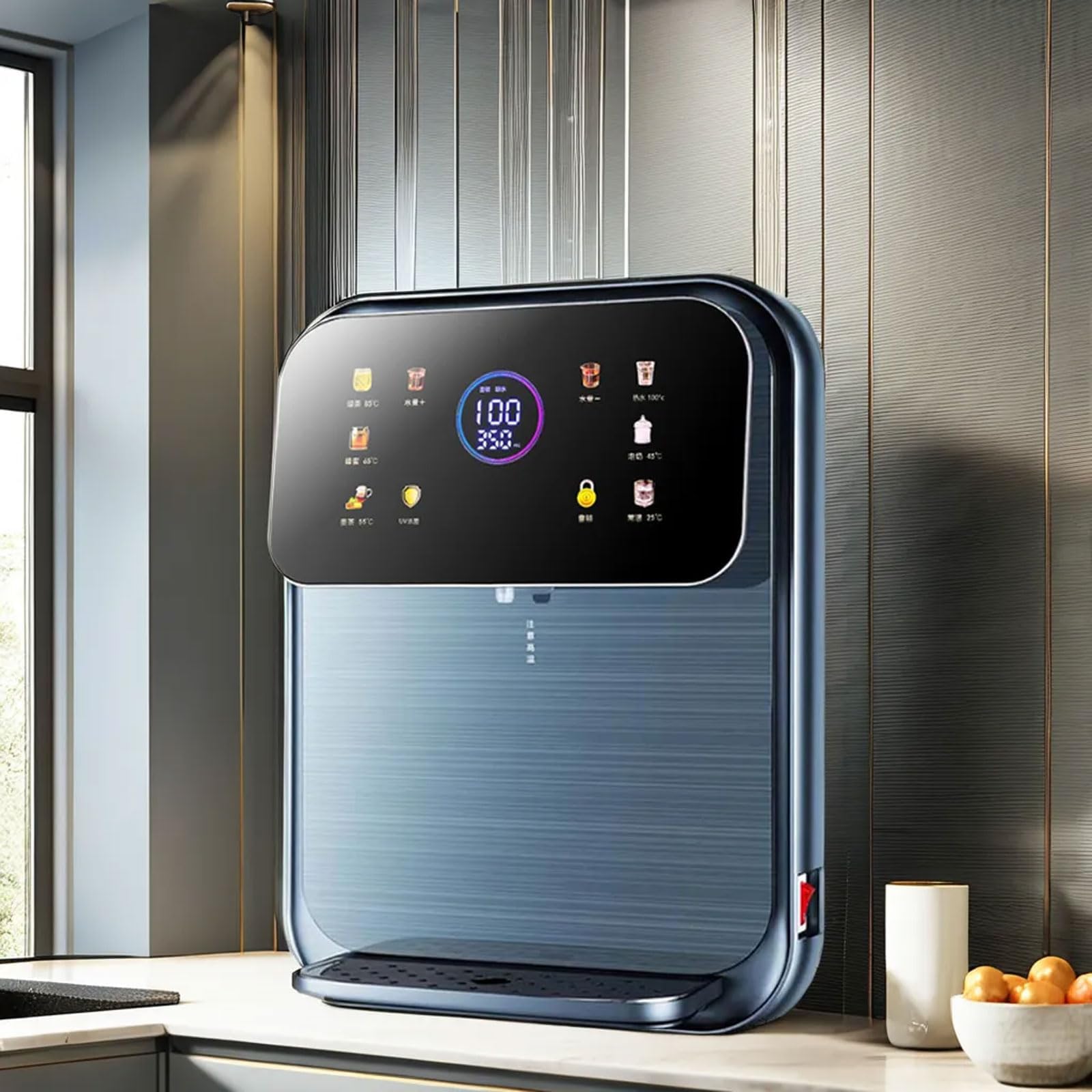 Distributeur d'eau chaude instantanée avec écran LCD, chaudière à eau murale, 35 l/h, distribution automatique d'eau pour café et bureau à domicile