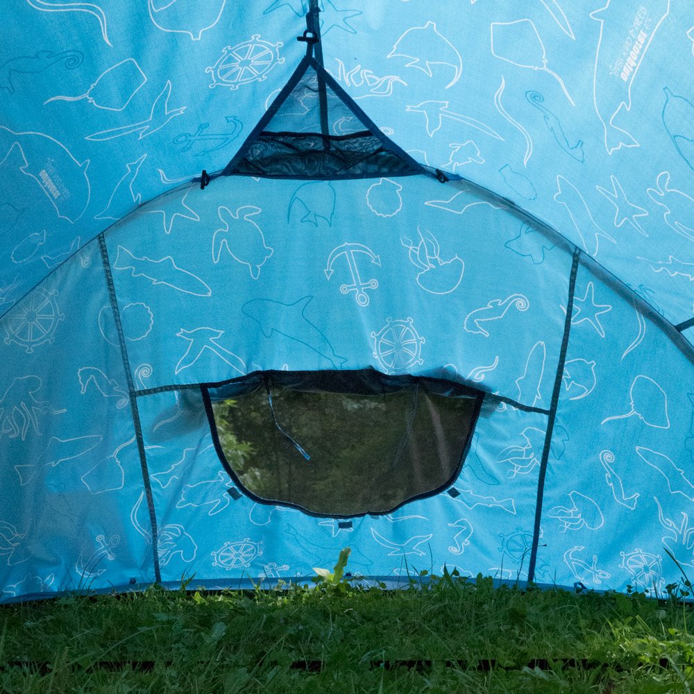 Tente de Plage outdoorer Zack Premium Edition Bébé, Enfant et Mer - Tente à Jeter verrouillable, UV 80, Fond Amovible
