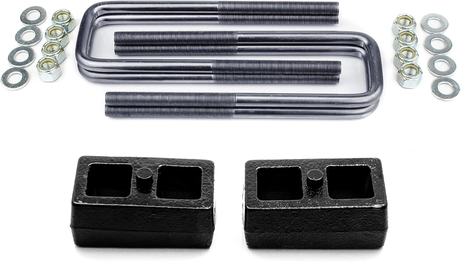 MOTORS Suspension & Steering 1" Rear Block Lift Kit w/ Ubolts For 2005