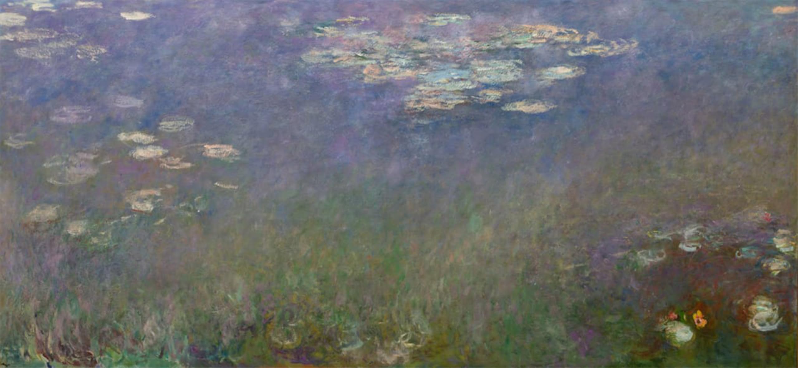 Cuadro pared lienzo de las Ninfee de Claude Monet, la pintura decorativa ideal de 60x90cm 5