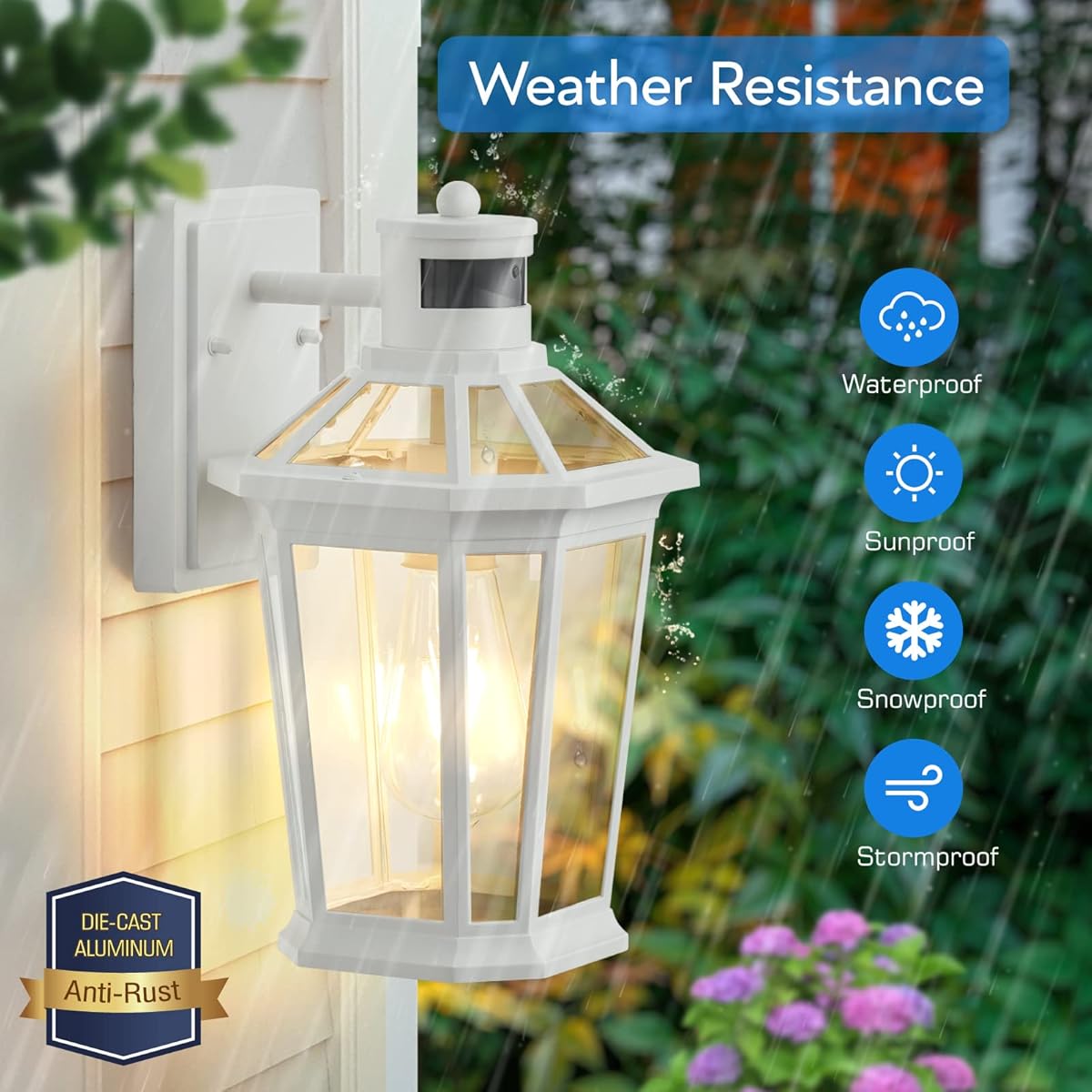 18/mo Finance VIANIS Dusk to Dawn Outdoor Light Fixtures Wall Mount