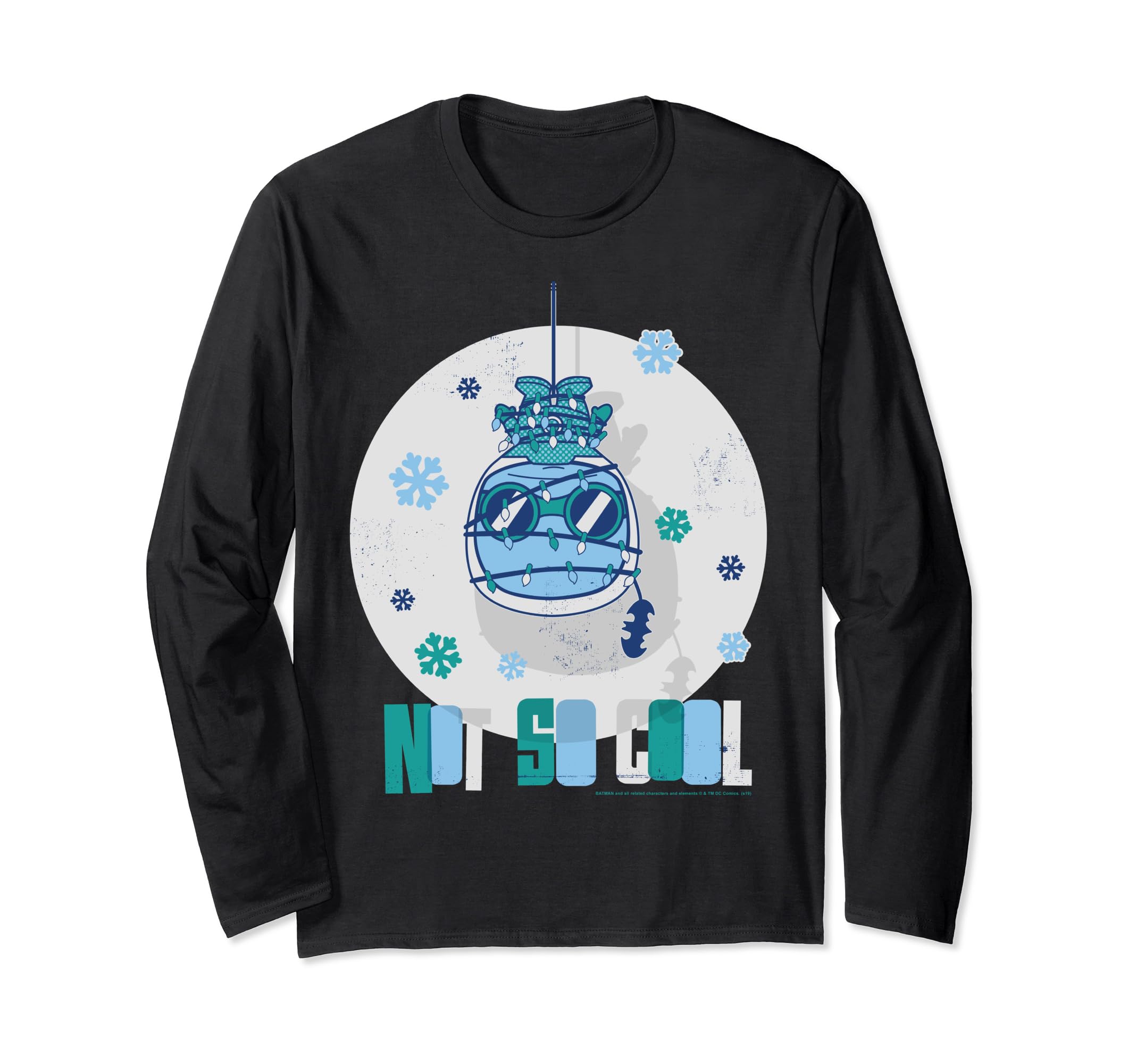 dc comicsMr. Freeze Not So Cool Christmas Long Sleeve T-Shirt