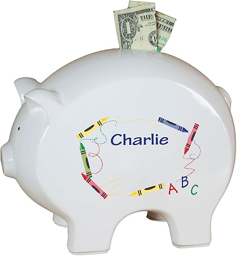 Miniatura 2 de Hucha personalizada de crayón para recién nacido