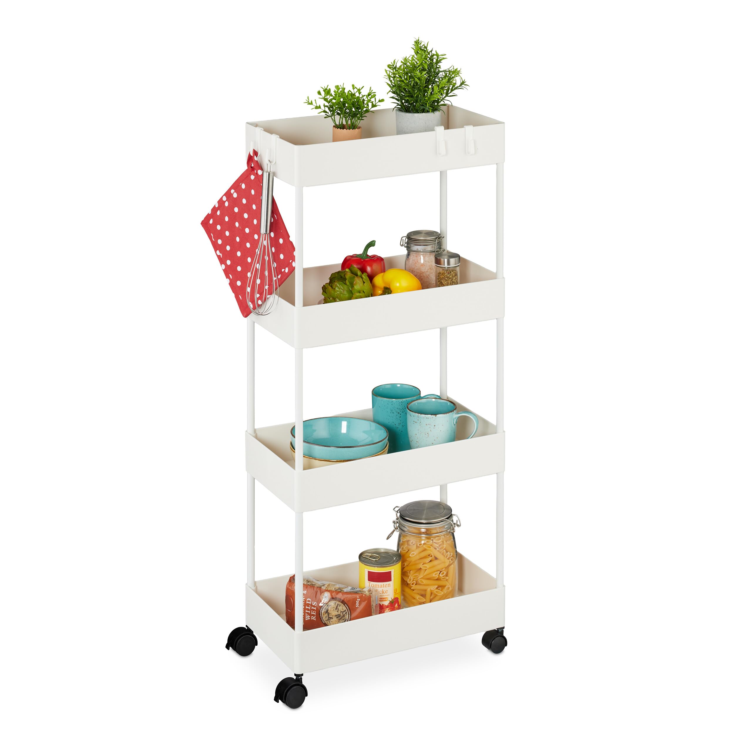 CHARIOT DE CUISINE à Plusieurs Étages Chariot de Service Multifonctionnel avec Paniers Filaires pour EUR 187,03 - FR CHARIOT DE CUISINE à Plusieurs Étages Chariot de Service Multifonctionnel avec Paniers Filaires pour EUR 187,03 - FR