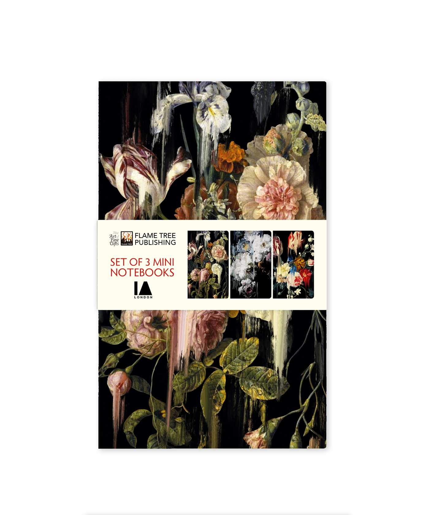 Flame Tree Gift IA London Set of 3 Mini Notebooks