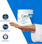 CeraVe Moisturizing Crème, visage quotidien, mains, & Hydratant pour crème corporelle pour peau sèche avec acide hyaluronique et céramides pour les femmes et les hommes. Peau sensible, sans huile, non comédogène, sans parfum, 539 Grams