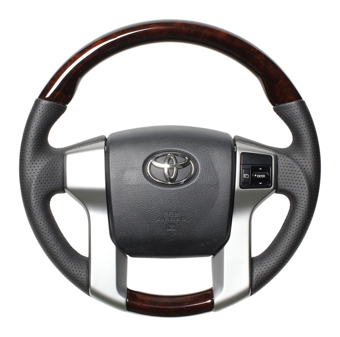 Amazon | REAL(レアル)ステアリング【ランドクルーザープラド150】ガン