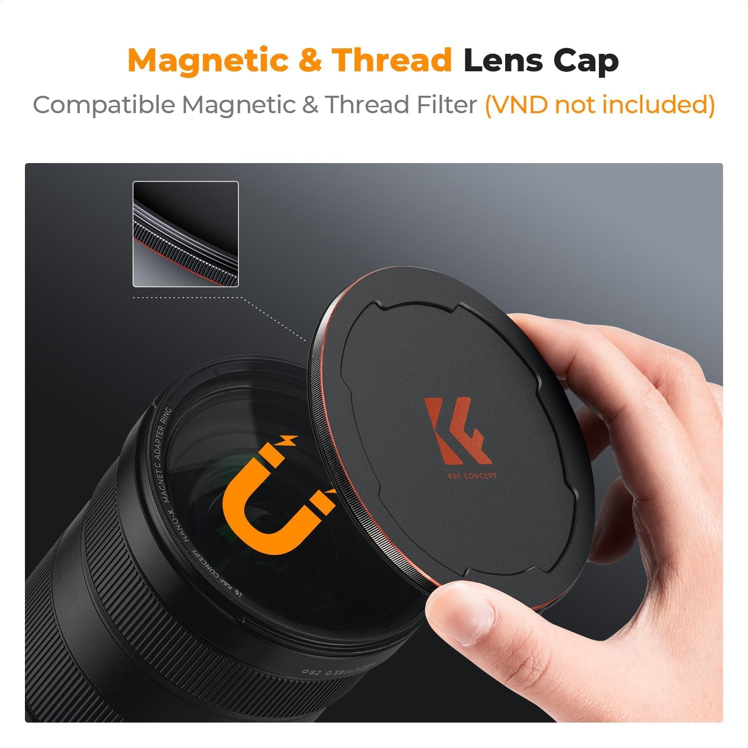 K&F Concept Nano X-Serie Magnetischer Black-Mist 1/4 Black Promist 1/4 Filter Effektfilter-77mm – Bild 3