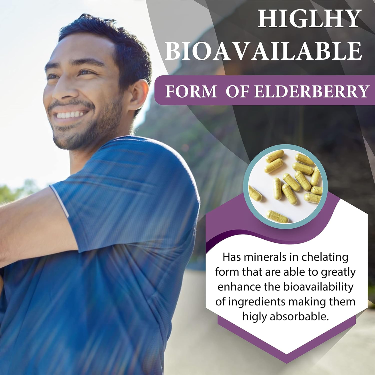 (60 Capsules), Quercetin 1,000mg, Elderberry 4,250mg, Zinc 50mg, Vitamin D3 5,000iu, Selenium, Copper, Acerola, Ginger, Rutin, Bitter Orange, Rose Hips, Echinacea, 12 in 1 Immune Advanced Complex.