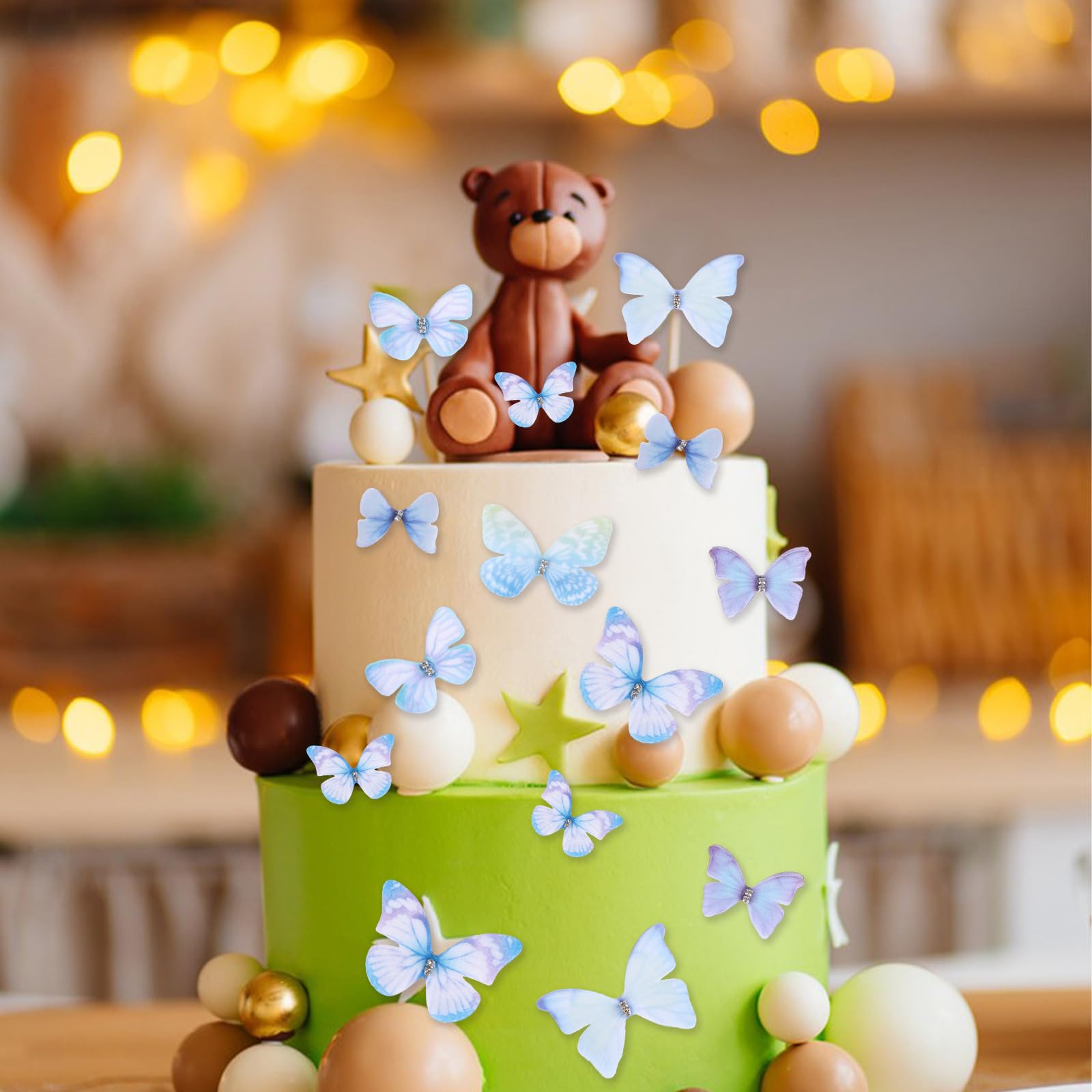 30 stuks vlindertaartdecoraties 3D