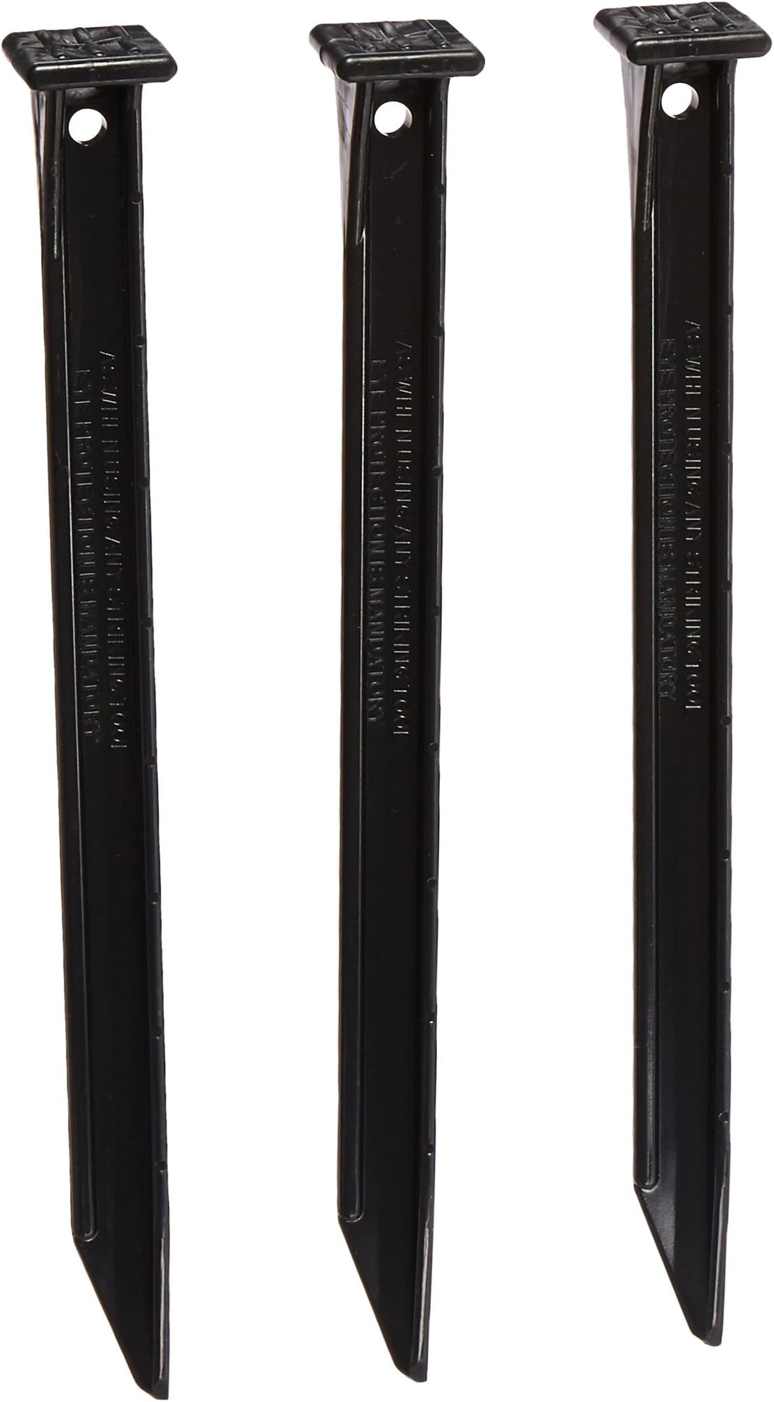 Master Mark Plastics 12103 ABS Plastic Stake Anchors For Landscape Edging, 10-Inch, 3 Pack