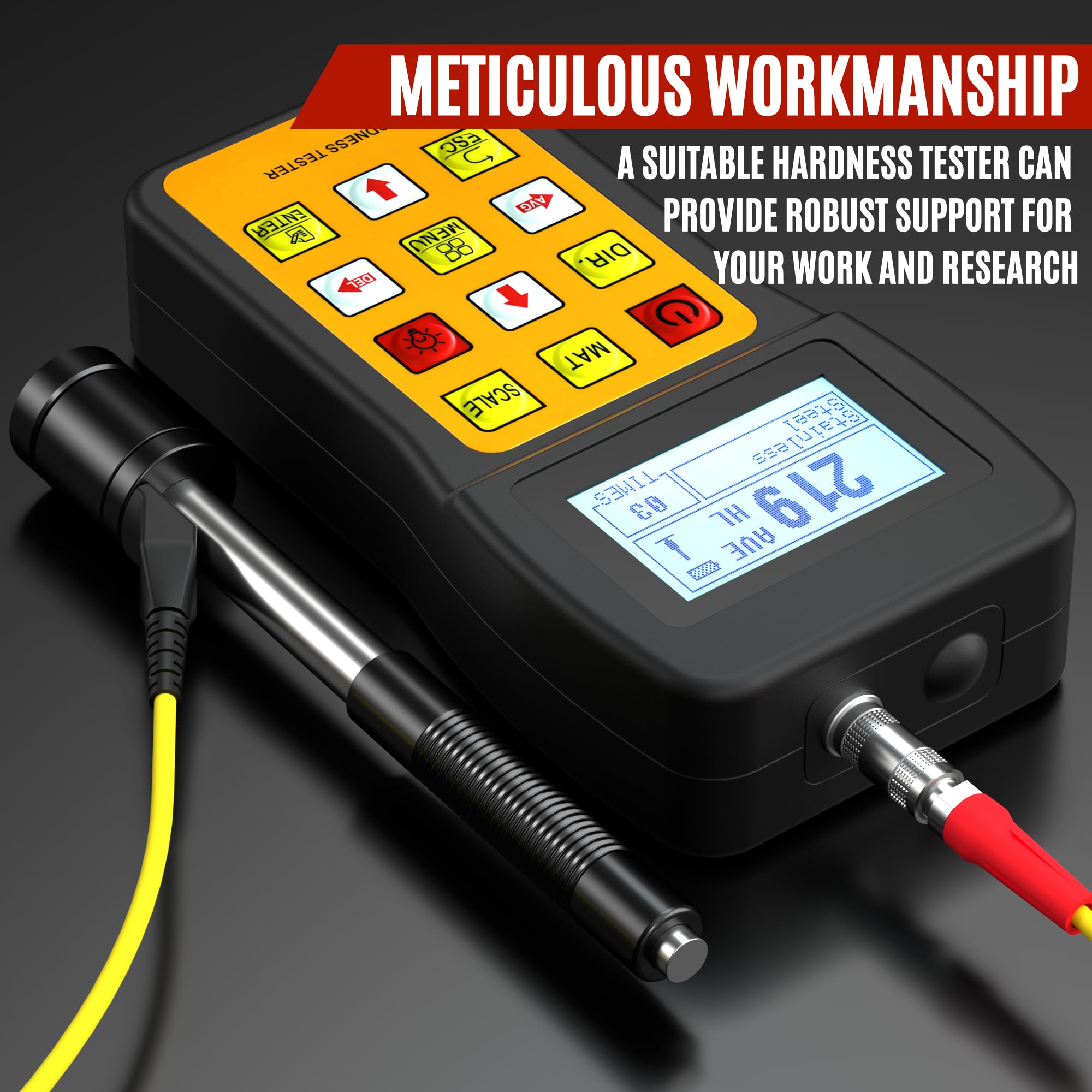Snapklik.com : Non-Destructive Metal Hardness Tester, Digital Metal ...