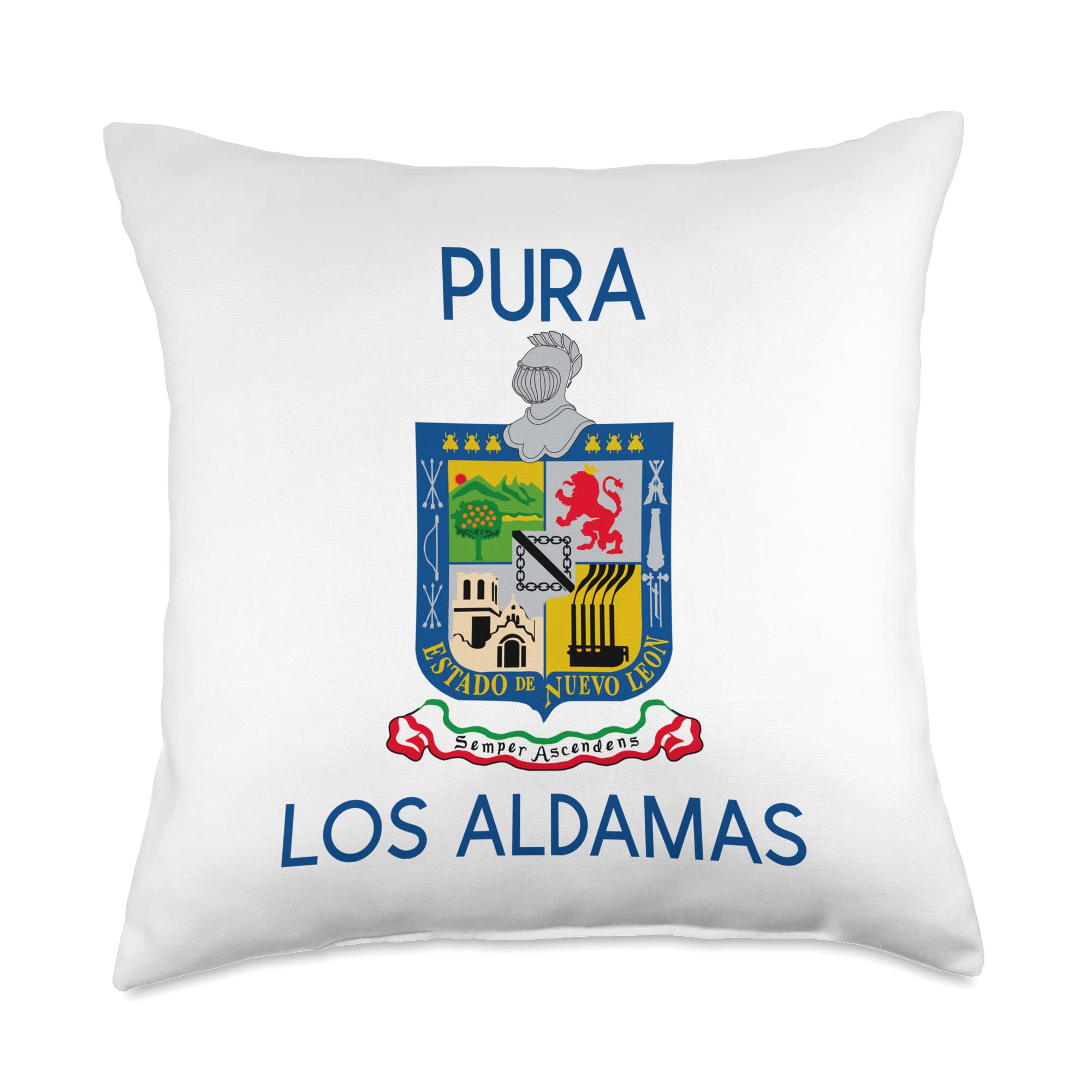 Los Aldamas Nuevo Leon Estado De Mexico Escudo Eagle Aguila Throw Pillow