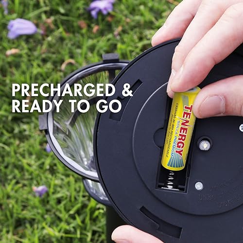 Miniatura 6 de Tenergy Solla - Batería recargable NiMH AA de alta calidad baterías solares de 1300 mAh para luces solares de jardín antifugas durabilidad al aire