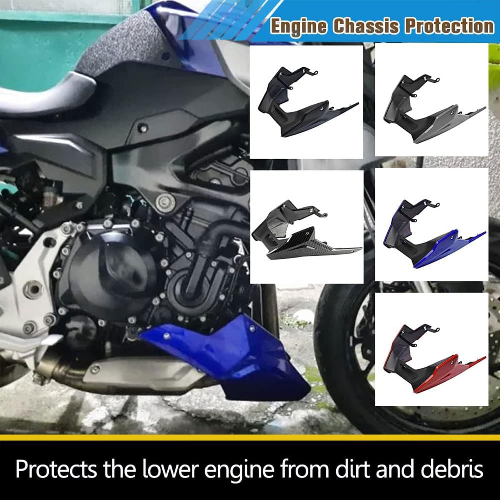 Amazon.com: Midimttop Belly Pan Lower Engine Spoiler Fairing