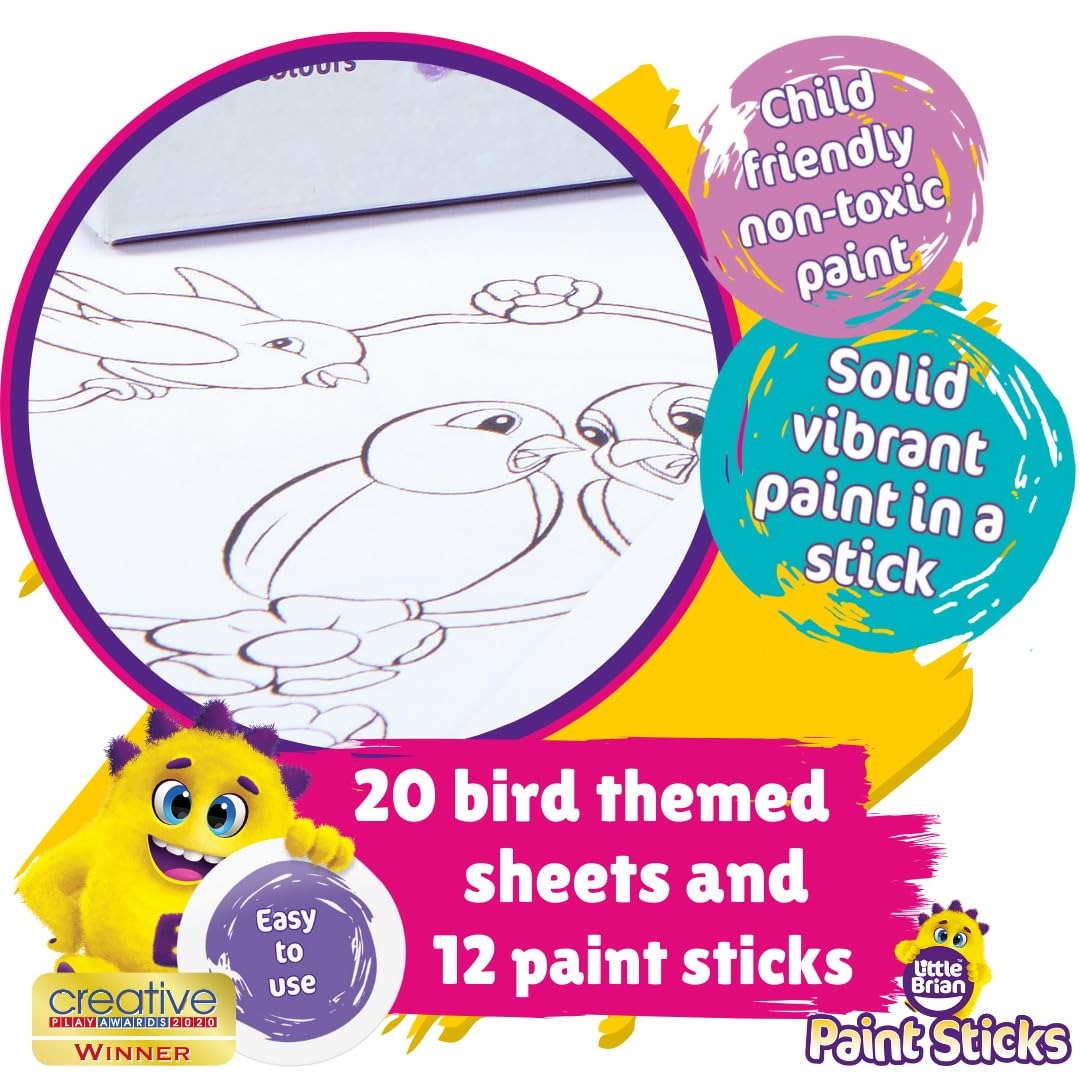 Little Brian Assorted Paint Sticks Sea Creatures Activity Kit
