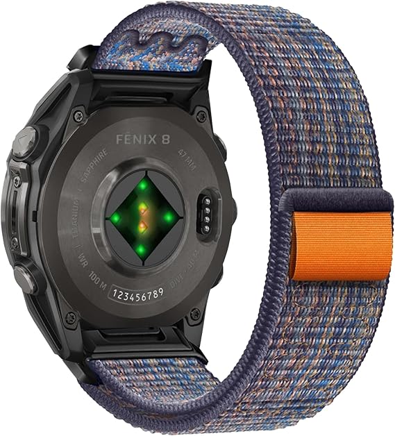 synsing Geen gereedschap nodig, 26 mm titanium metalen horlogeband voor Tactix 8 51 mm/Instinct 3 50 mm/Fenix 8 51 mm/7X Pro/6X Pro, 22 mm metalen snelmontage voor Tactix 8 47 mm/Fenix 8