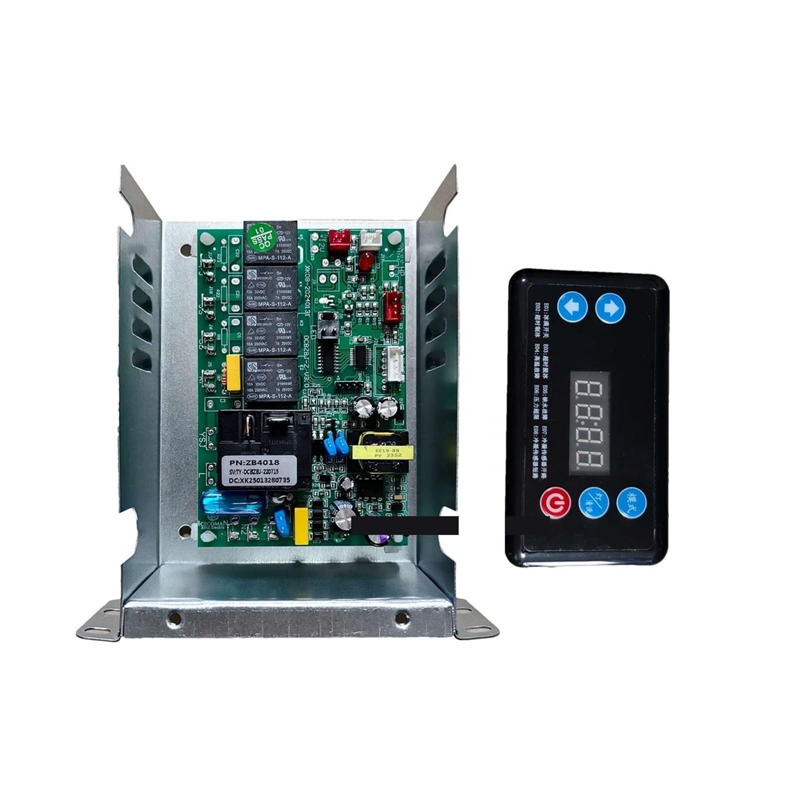 Piezas De Repuesto Universales for Máquina De Fabricación De Hielo Placa De Computadora Placa PCB Con Pantalla De Visualización, Compatible Con Lecon, Compatible Con Yindu, Máquina De Hielo