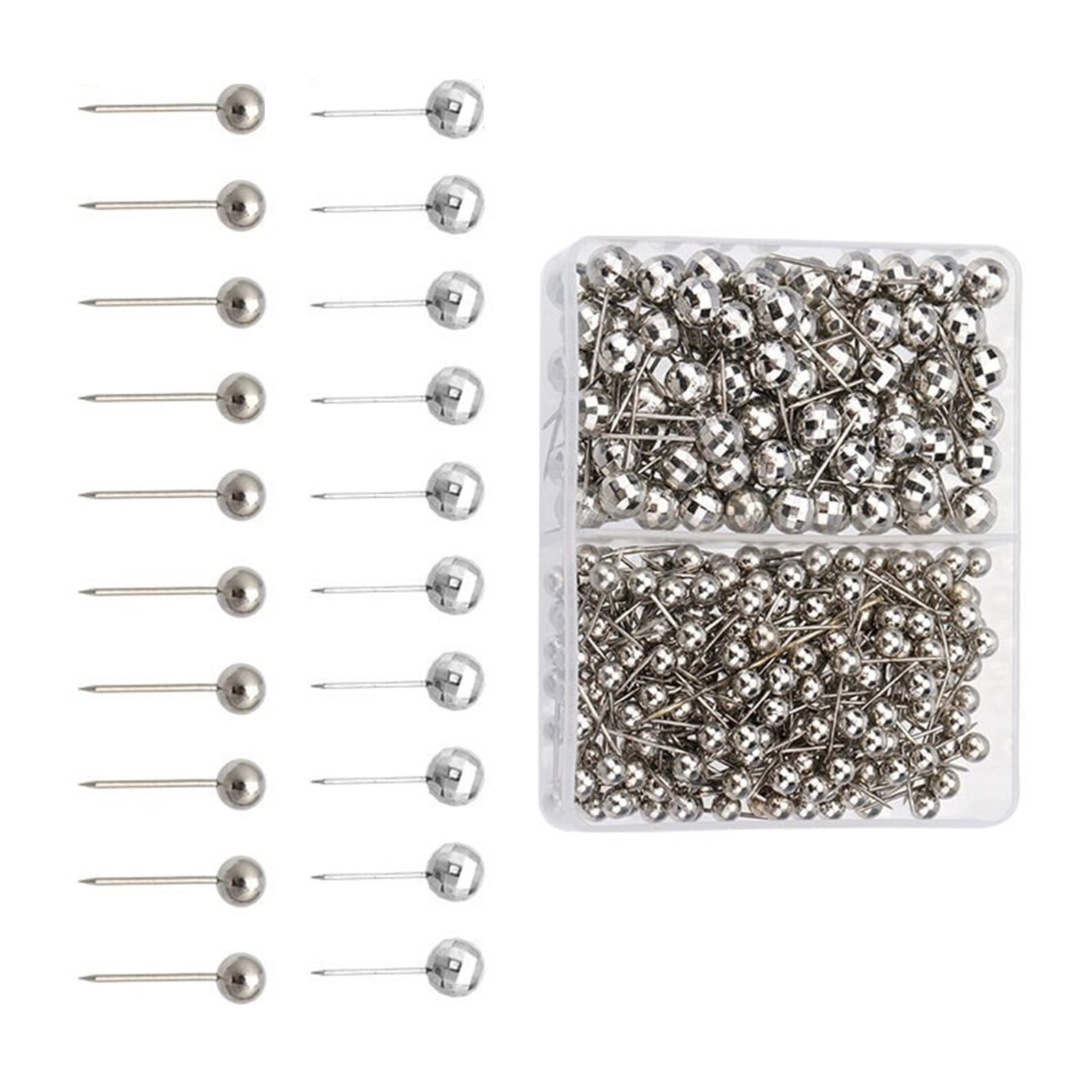 Kalttoy C 200/500 / 900Pcs Olored Dressmaking Pins 4Mm Ball Head Quilting Positioning Pins Dressmaker Pin For Lothing Tailoring Sewing Positioning